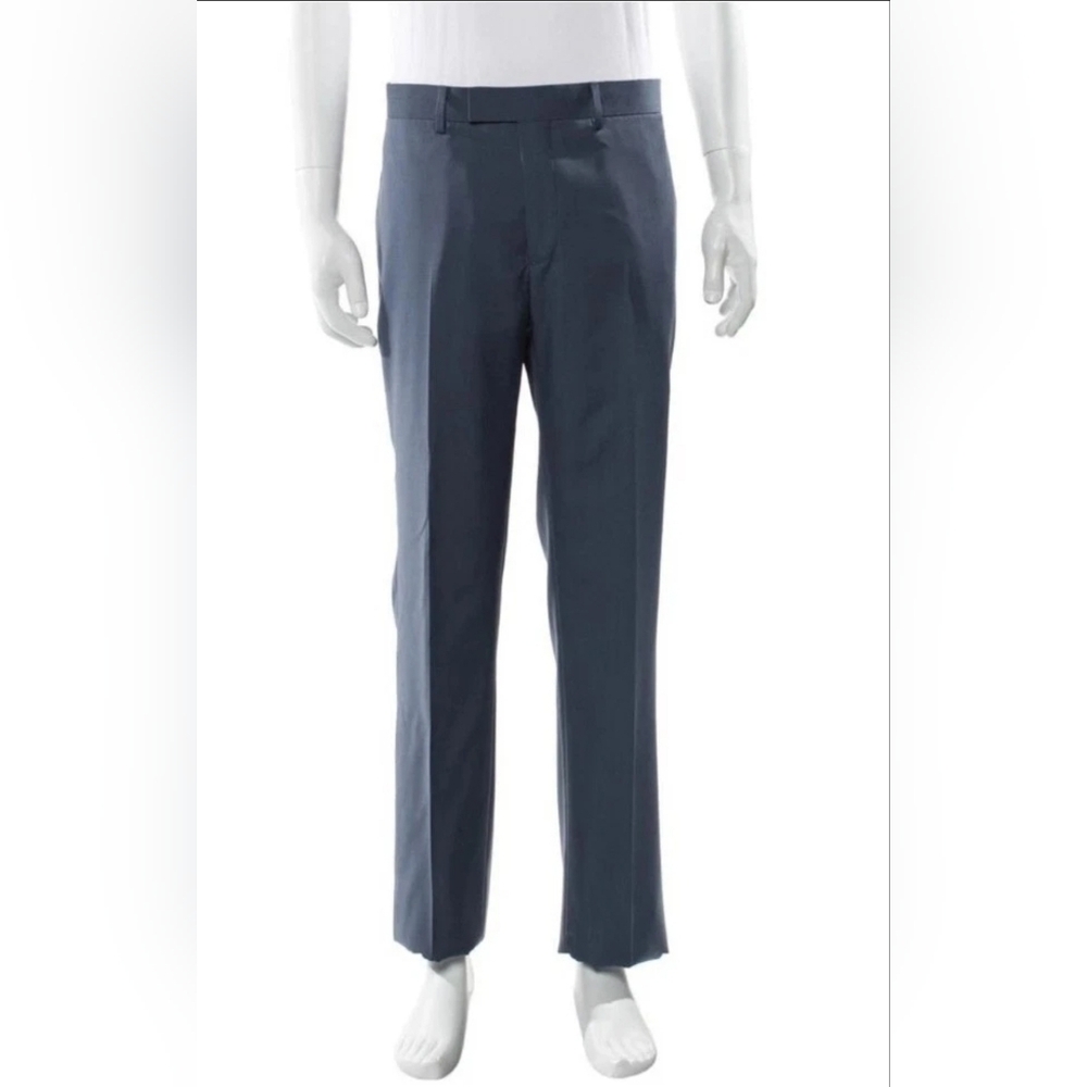 NWT Sandro Paris Men's Wool Dress Pants. Blue-Grey Size 44/XXL